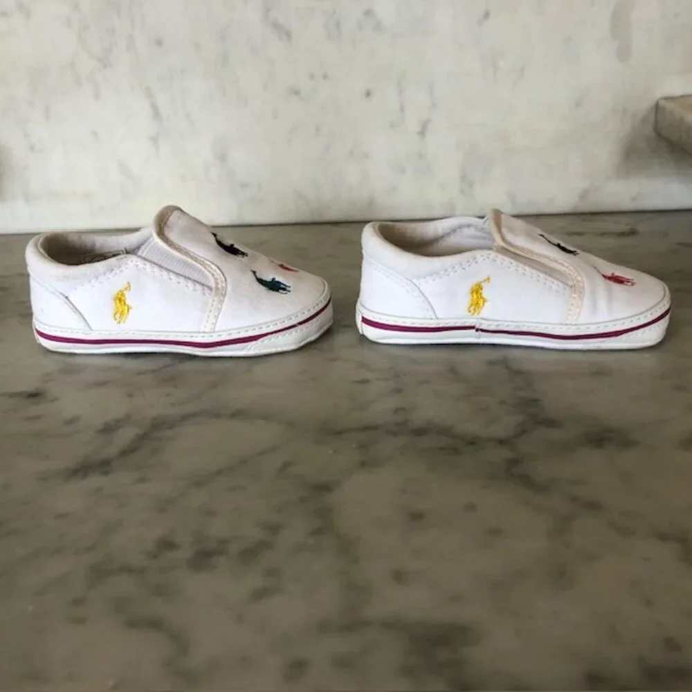 RALPH LAUREN POLO Baby Crib Shoes